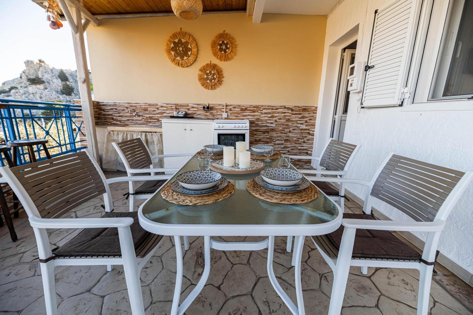 Aperanto Galazio Apartment Archangelos  Exteriér fotografie