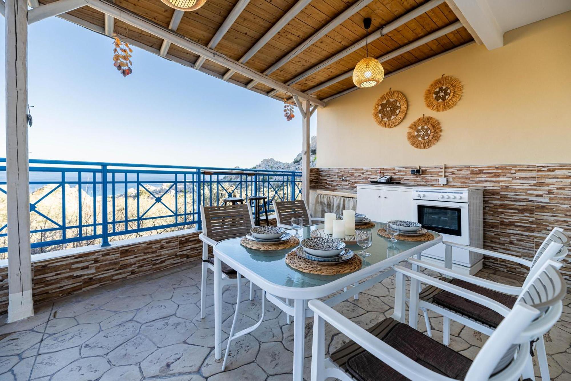 Aperanto Galazio Apartment Archangelos  Exteriér fotografie